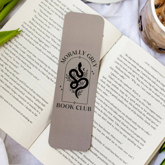 Morally Grey Book Club Bookmark