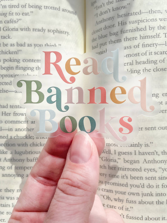 Read Banned Books Sticker