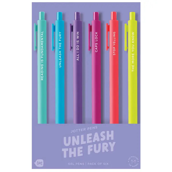 Jotter Sets - 6 pack gel pens