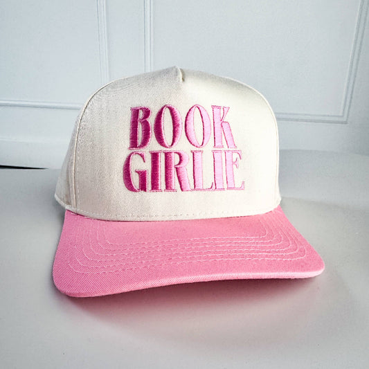 Book Girlie Vintage Embroidered Trucker Hat
