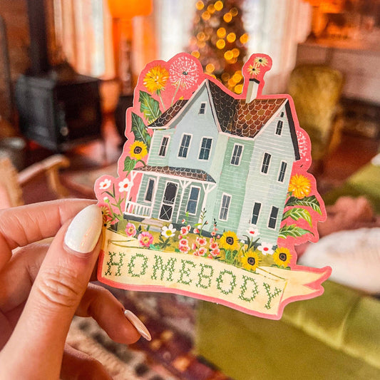Homebody Sticker - Katie Daisy