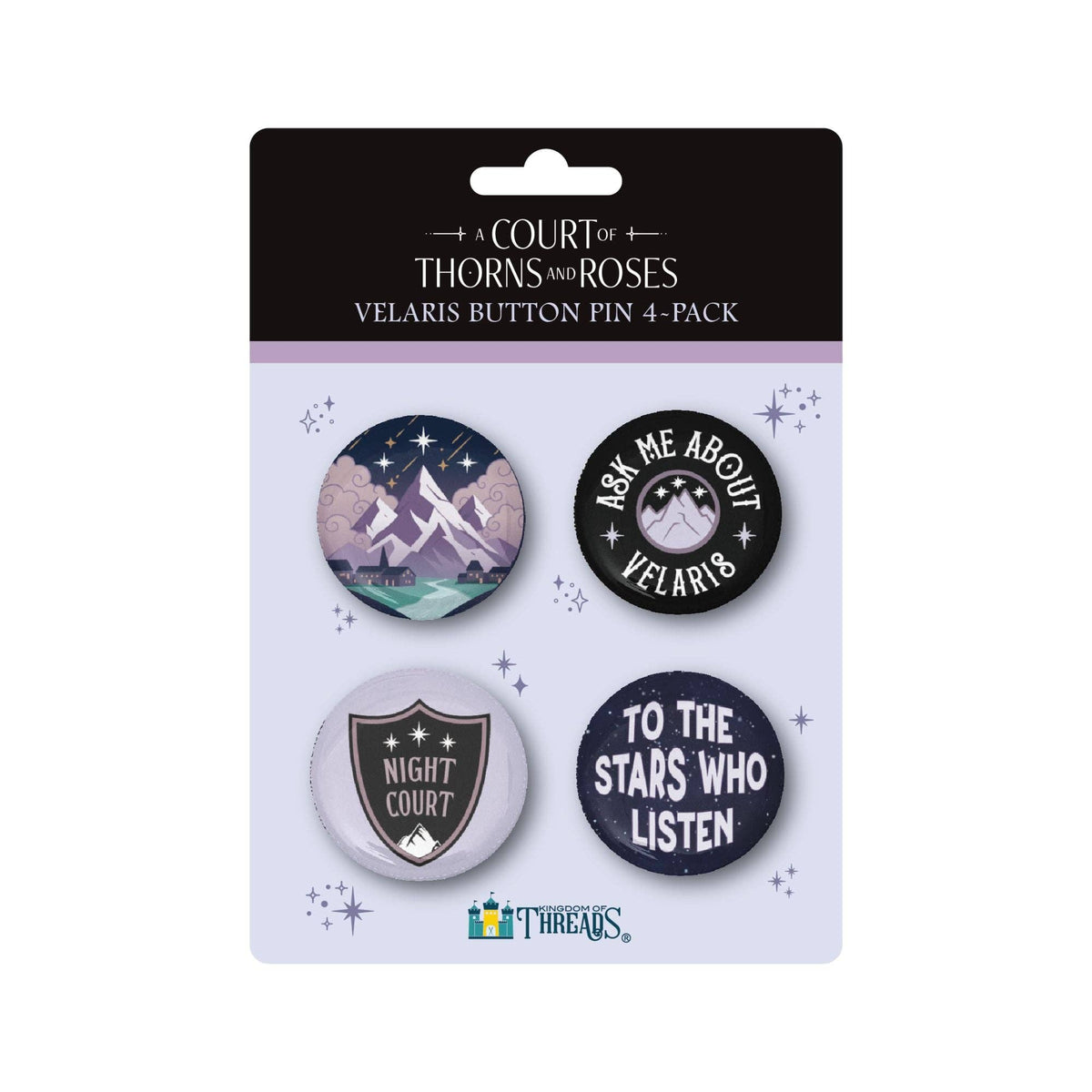 Velaris Button Pin Set - ACOTAR