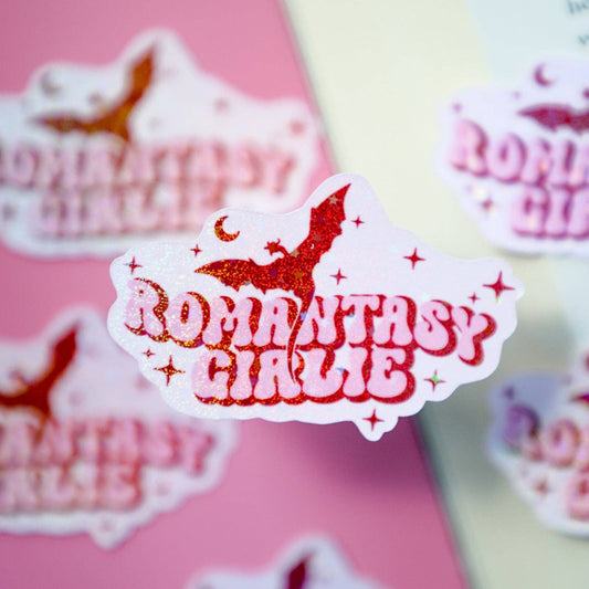 Romantasy Girlie Glitter Sticker