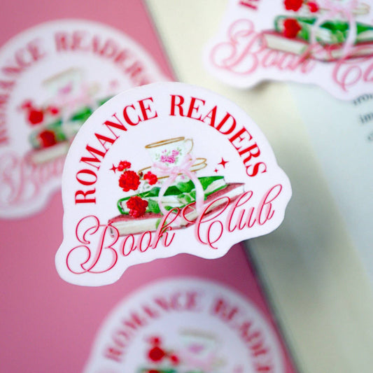 Romance Readers Book Club Sticker