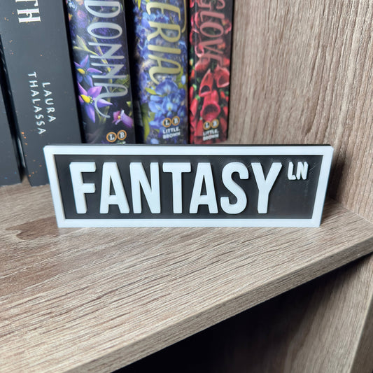 Bookshelf Street Sign