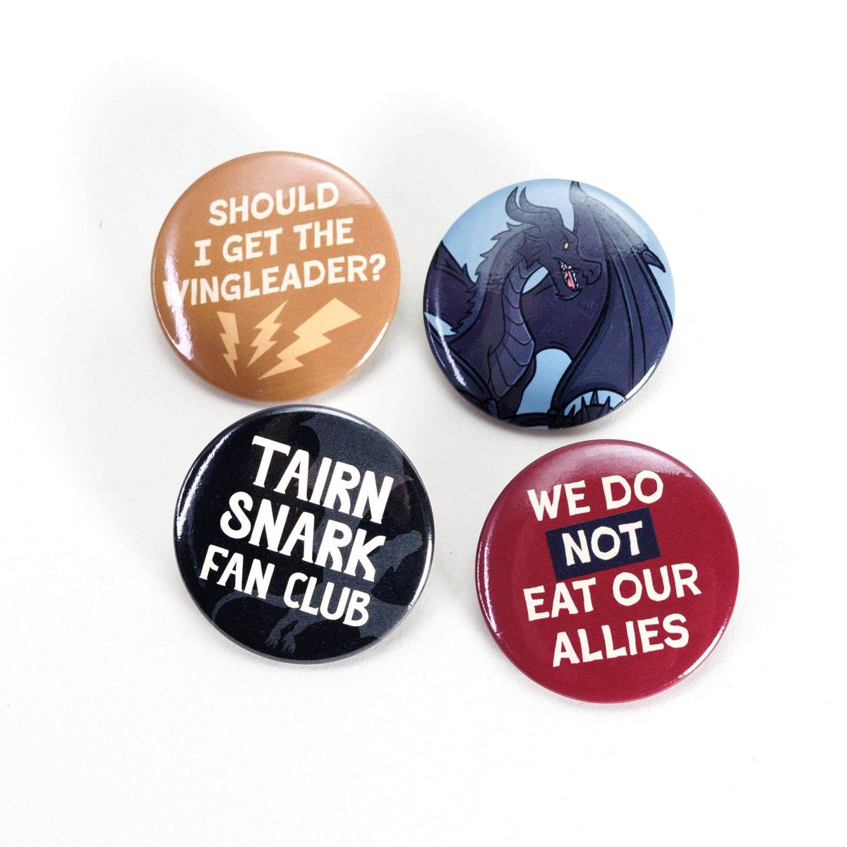 Tairn Fourth Wing Button Pin Set