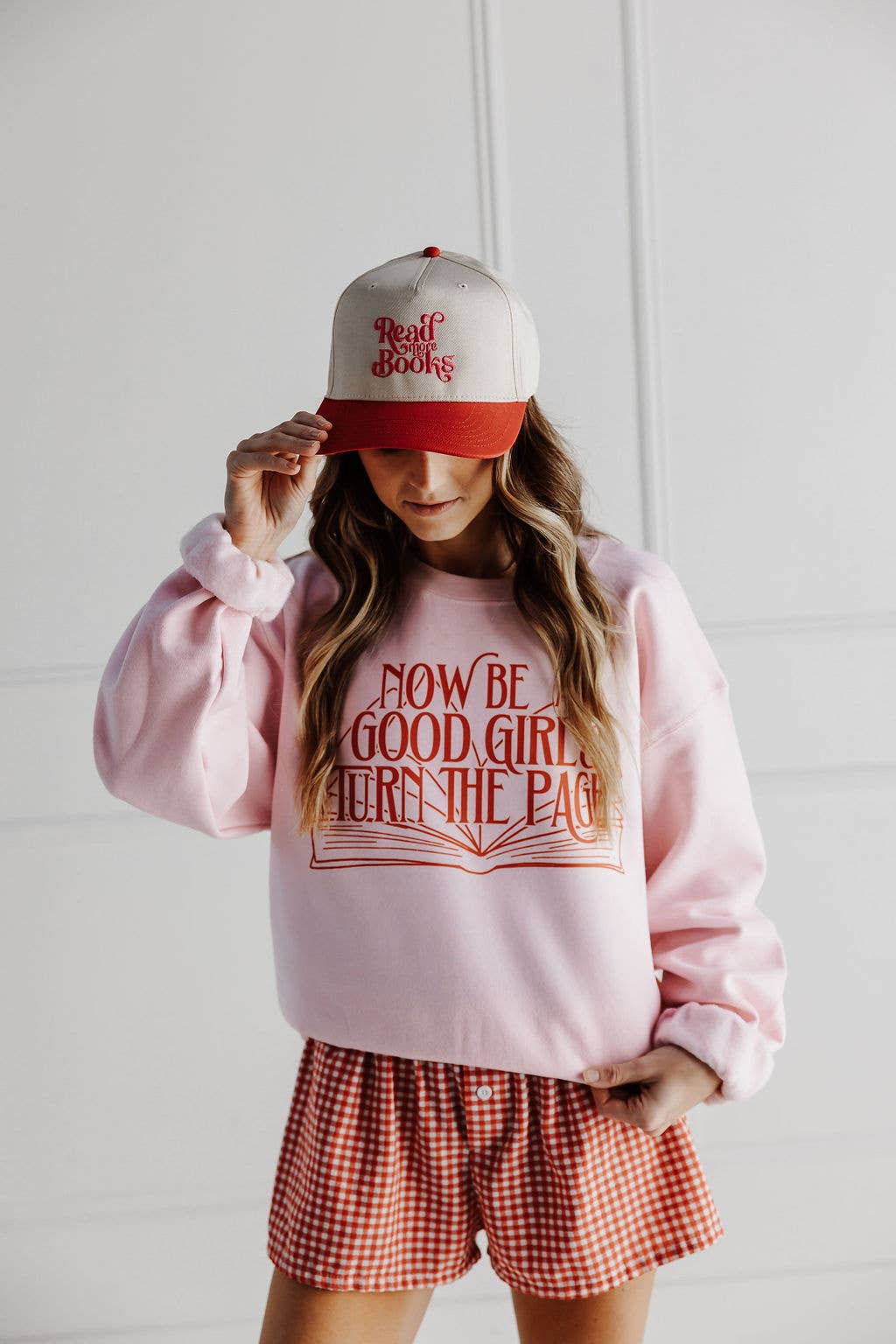 Turn The Page Red & Pink Women's Sweatshirt