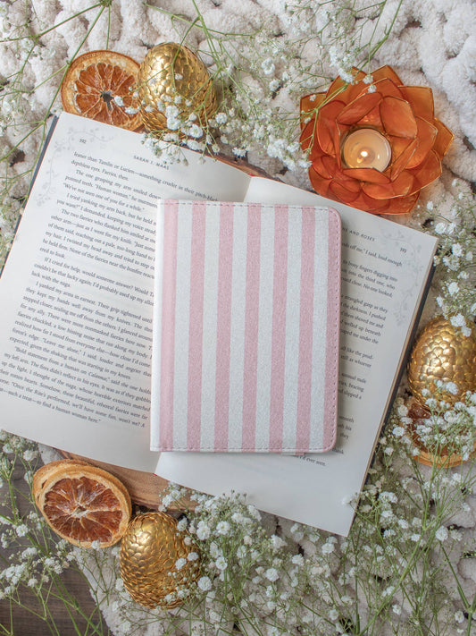 Kindle Basic 6" 11th Gen Case - Pink Stripes