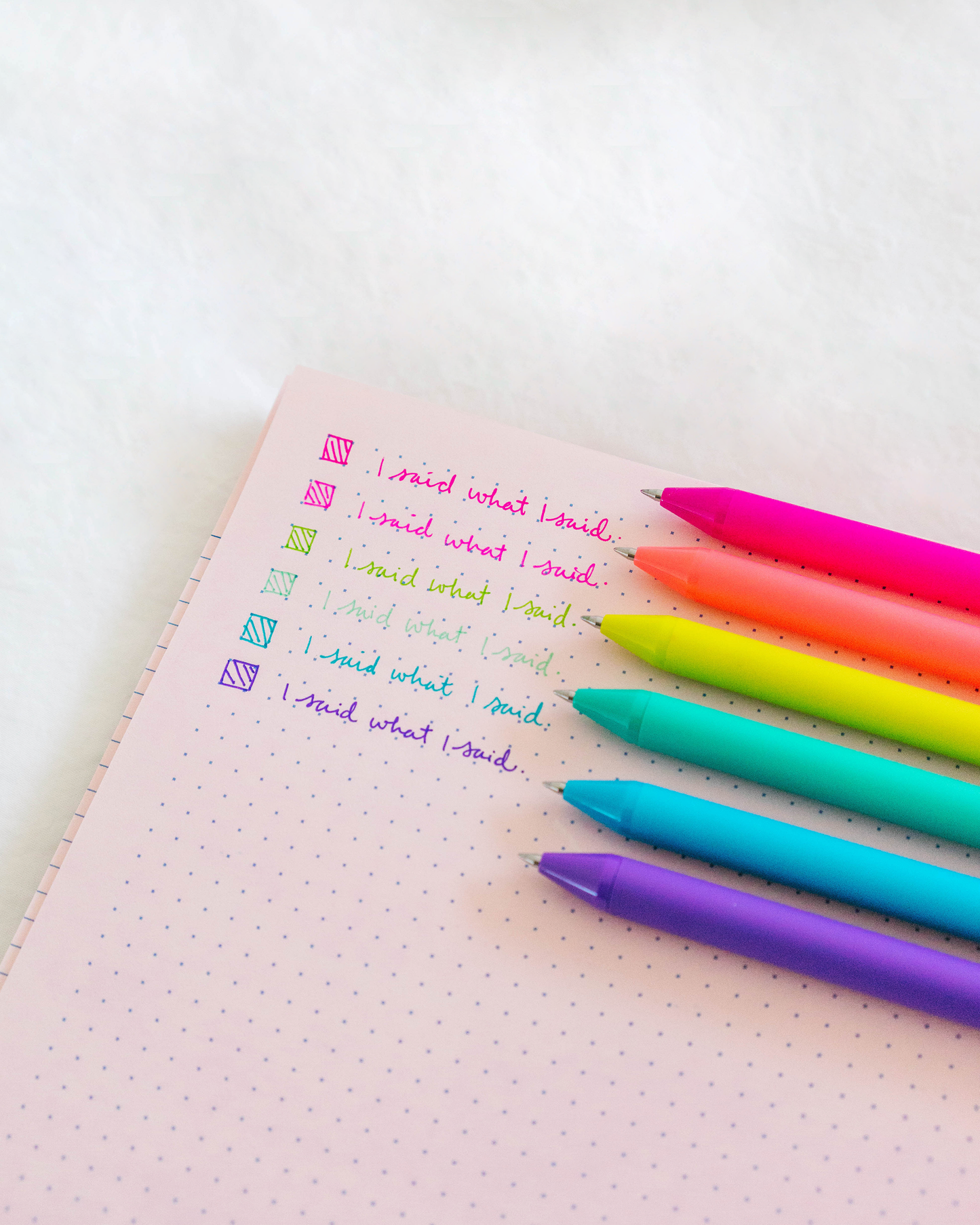 Jotter Sets - 6 pack gel pens