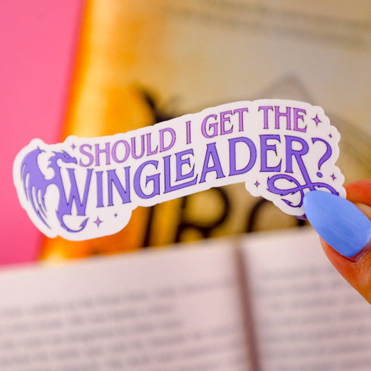 Should I Get The Wingleader Sticker - Empyrian/Fourth Wing Inspired