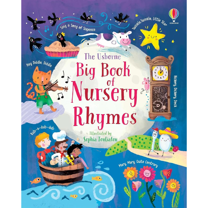 Big Book of Nursery Rhymes (Usborne Big Books #2) by Sophia Touliatou