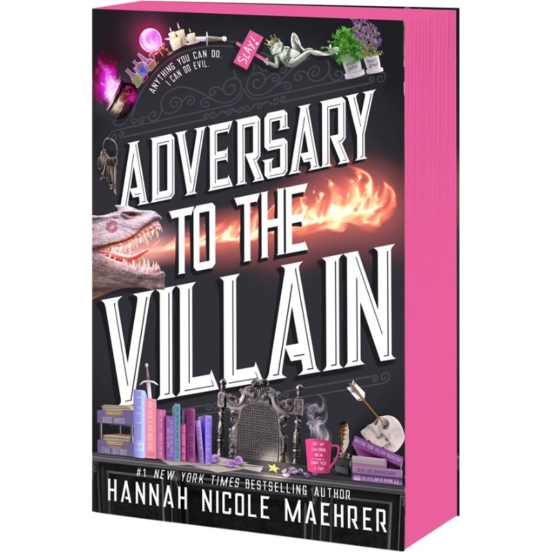 Adversary to the Villain (Assistant and the Villain #4) by Hannah Nicole Maehrer - PREORDER- Releases August 4, 2026