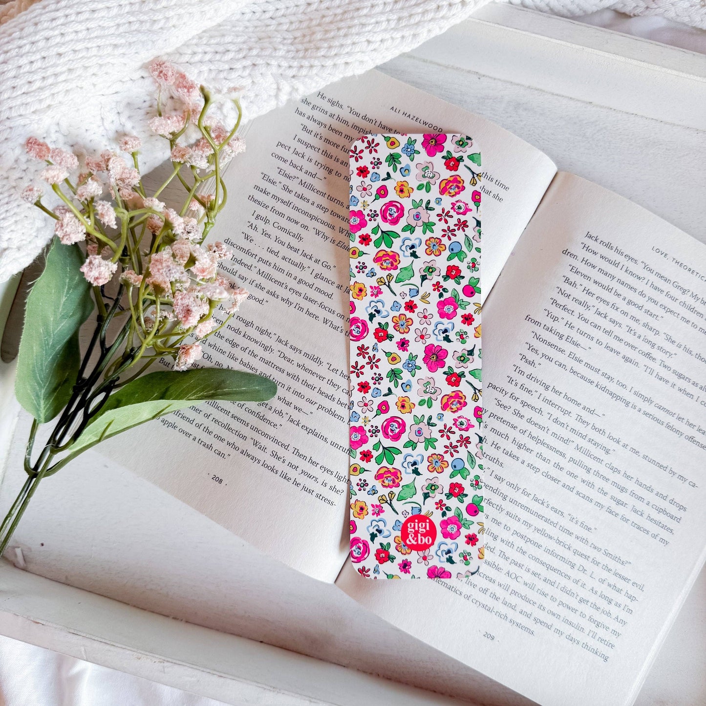 Posy Party Bookmark