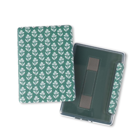 Kindle Paperwhite (11th Generation) Clear Back Kindle Case - Forget Me Nots Sage Green