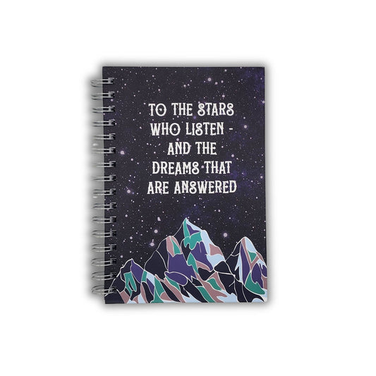 Stars Who Listen Spiral Notebook