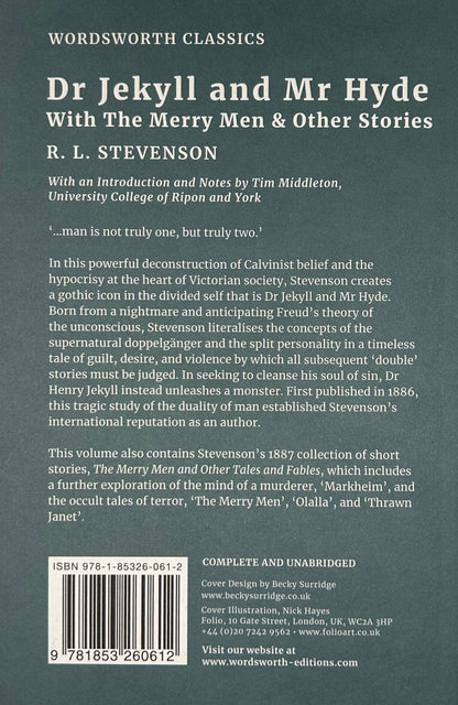 Dr. Jekyll &  Mr. Hyde by Robert Louis Stevenson