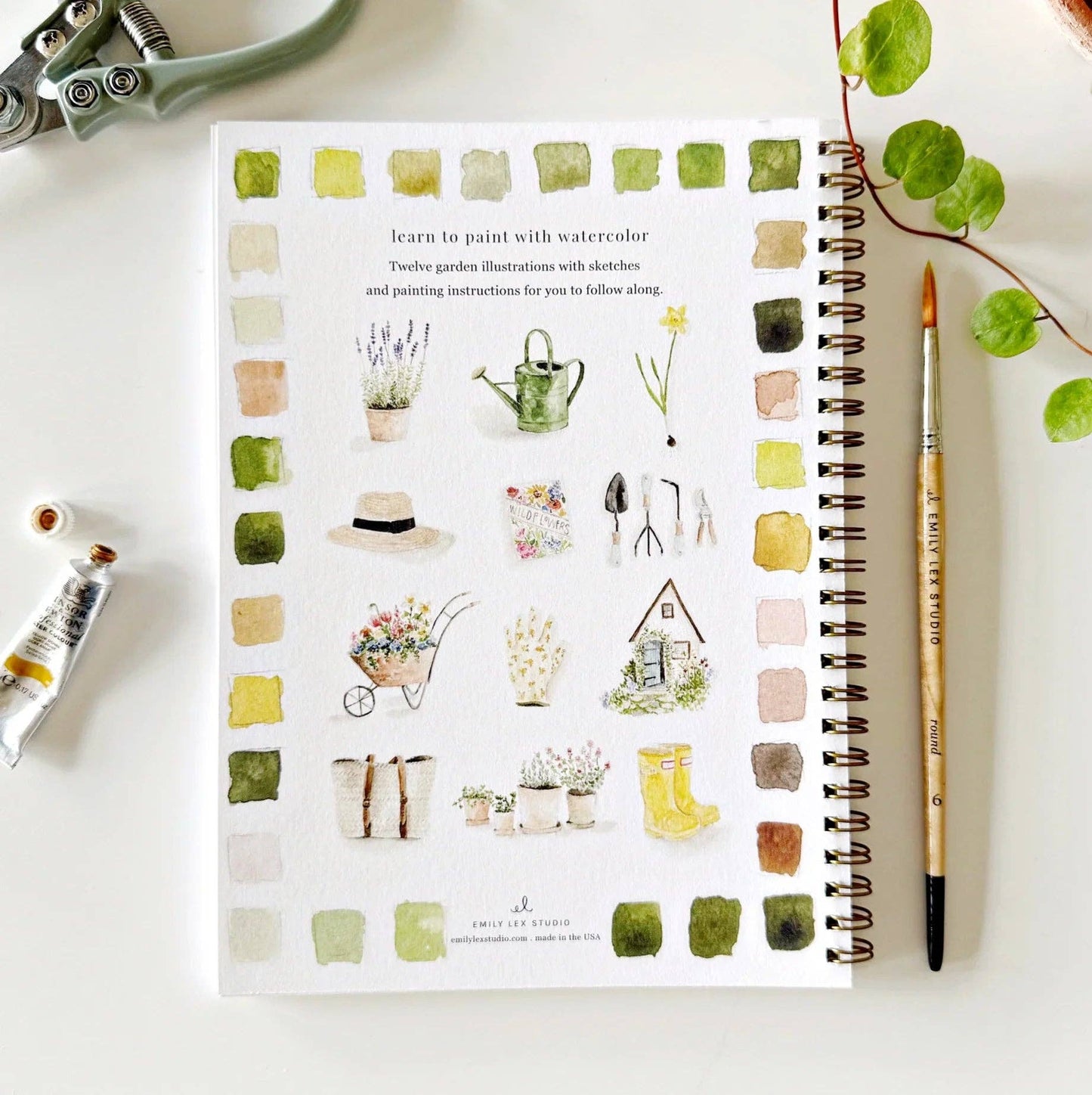 Watercolor Workbook - Emily Lex Studios