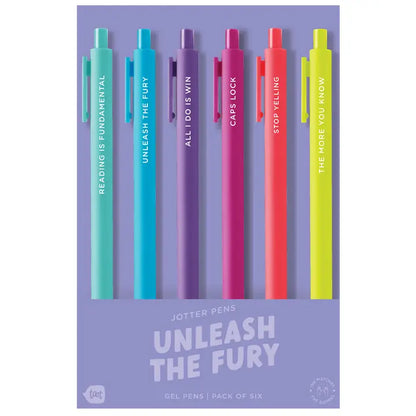Jotter Sets - 6 pack gel pens