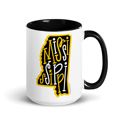 Mississippi (Southern Miss Style) Ceramic Mug - 11 oz