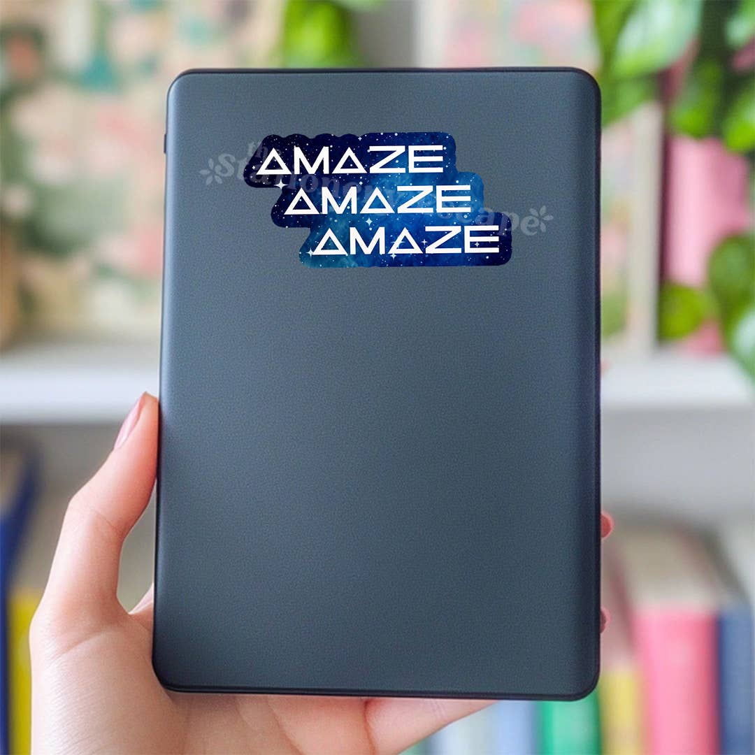 Amaze Amaze Amaze Bookish Sticker