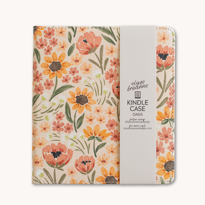 Kindle Paperwhite (12th Generation) Case - Sunny Poppies