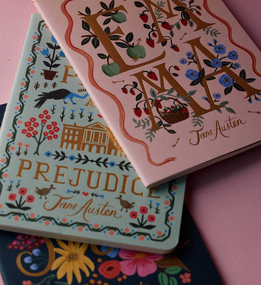 Assorted Set of 3 Jane Austen Notebooks