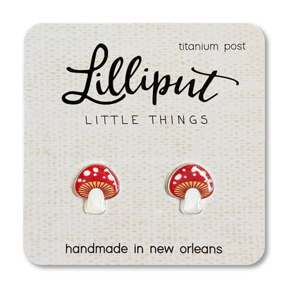Mushroom Earrings