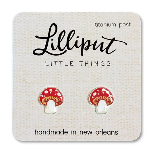 Mushroom Earrings