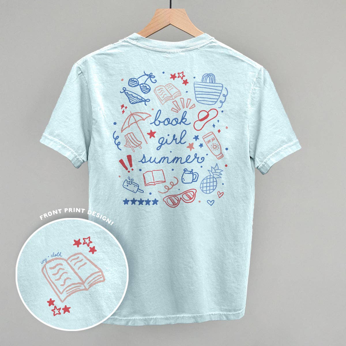 Book Girl Summer T-Shirt