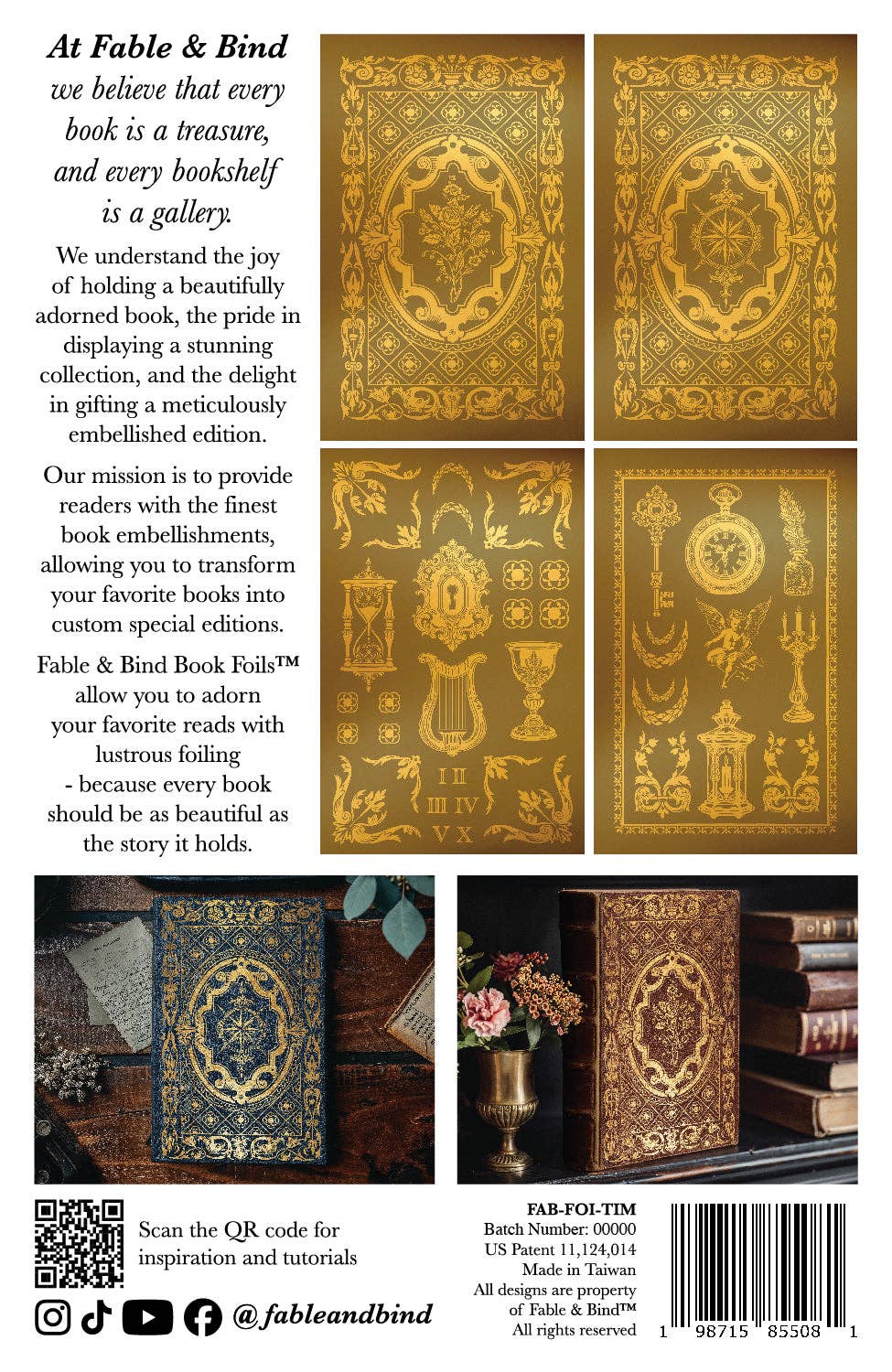 DIY Book Foils - Timeless Tales Fable & Bind Book Foil™
