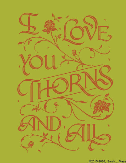 A Court of Thorns and Roses Official Gilded Notecards
