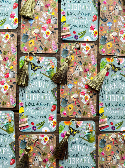 Garden and a Library Bookmark - Katie Daisy