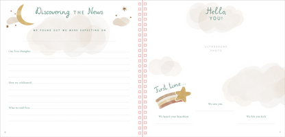 Baby's First Years: A Modern Memory Book with Keepsake Box