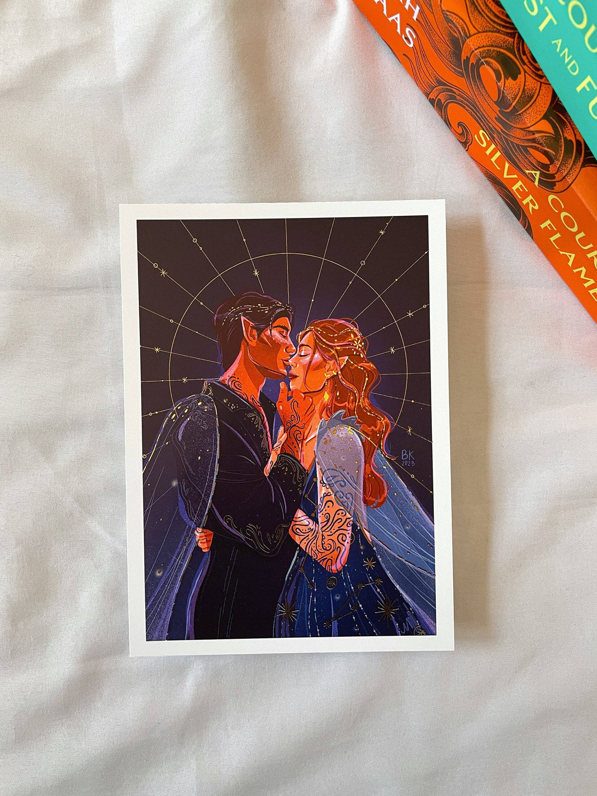 Bound by Starlight *Gold Foil Print*: 5x7 - Brittany Keller Art