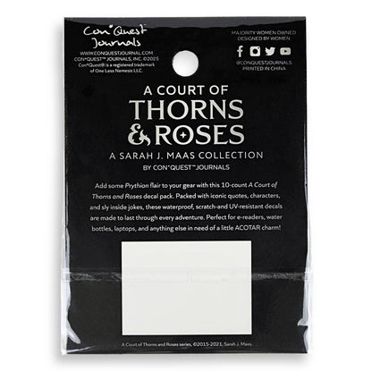 A Court of Thorns and Roses Decals (10-Pack)