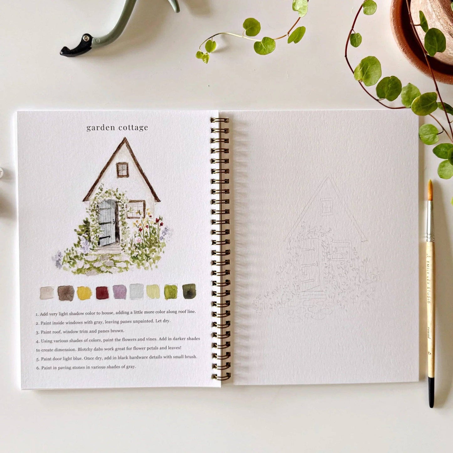 Watercolor Workbook - Emily Lex Studios