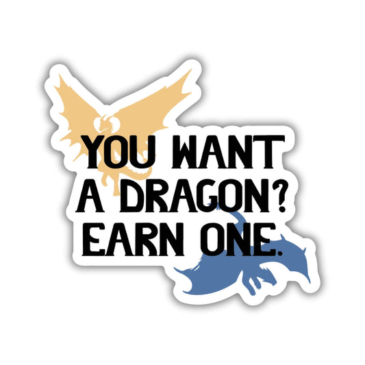 You Want a Dragon? Earn One Fourth Wing Sticker