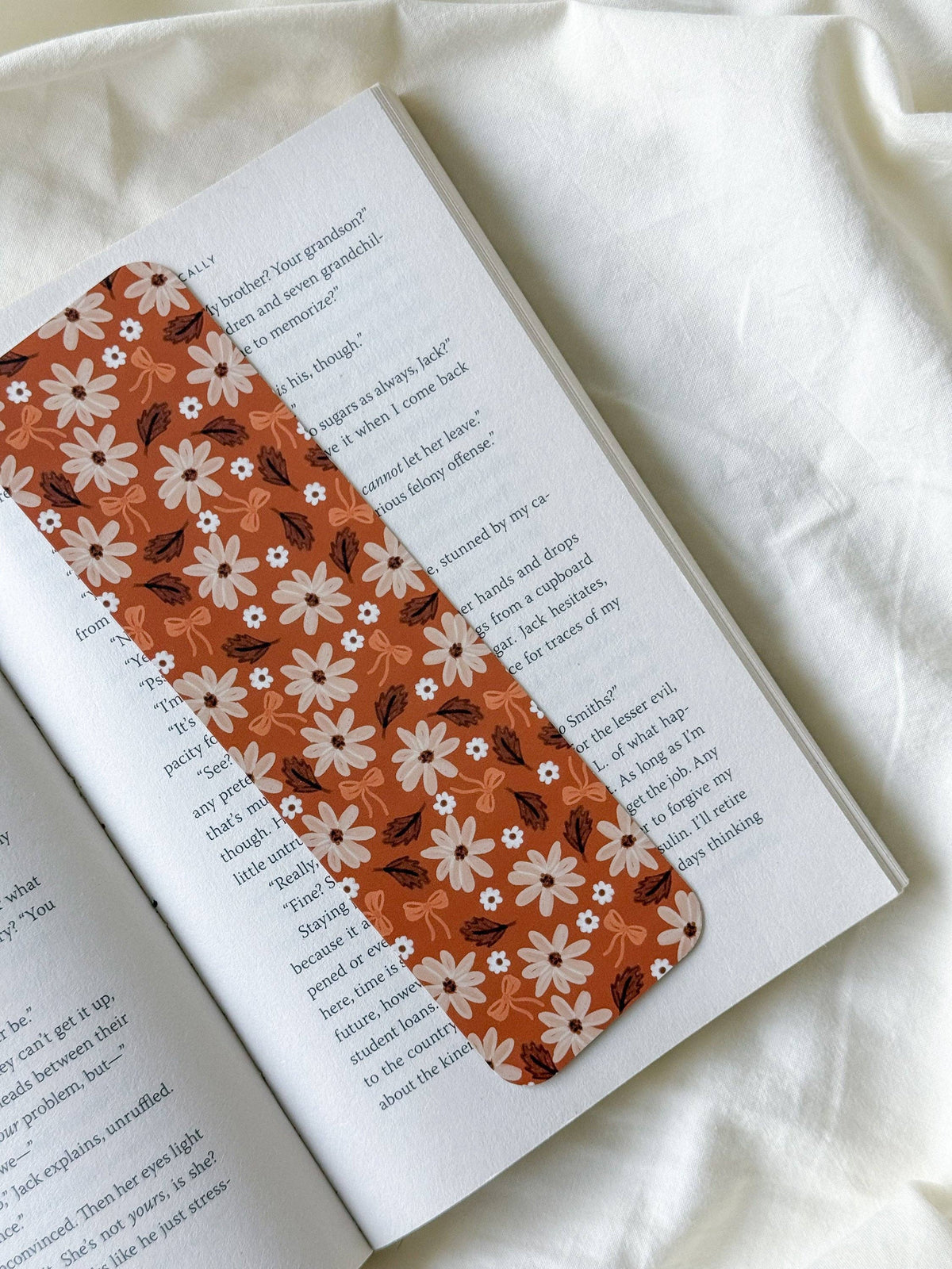 Fall Daisies Bookmark
