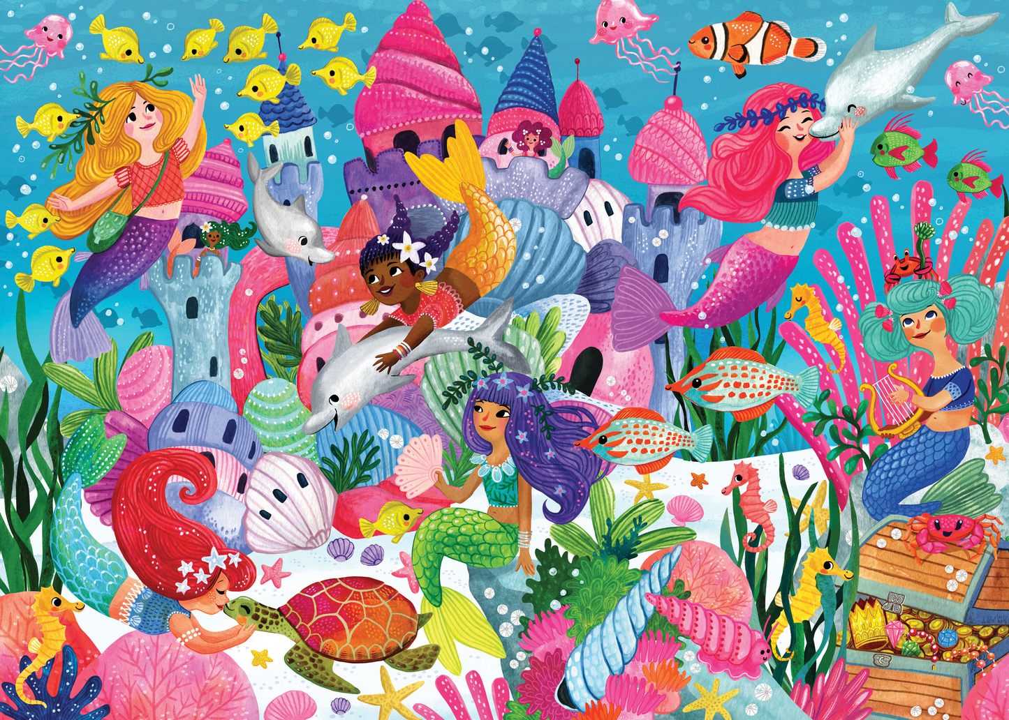 Mermaid Adventure Kids' Floor Puzzle