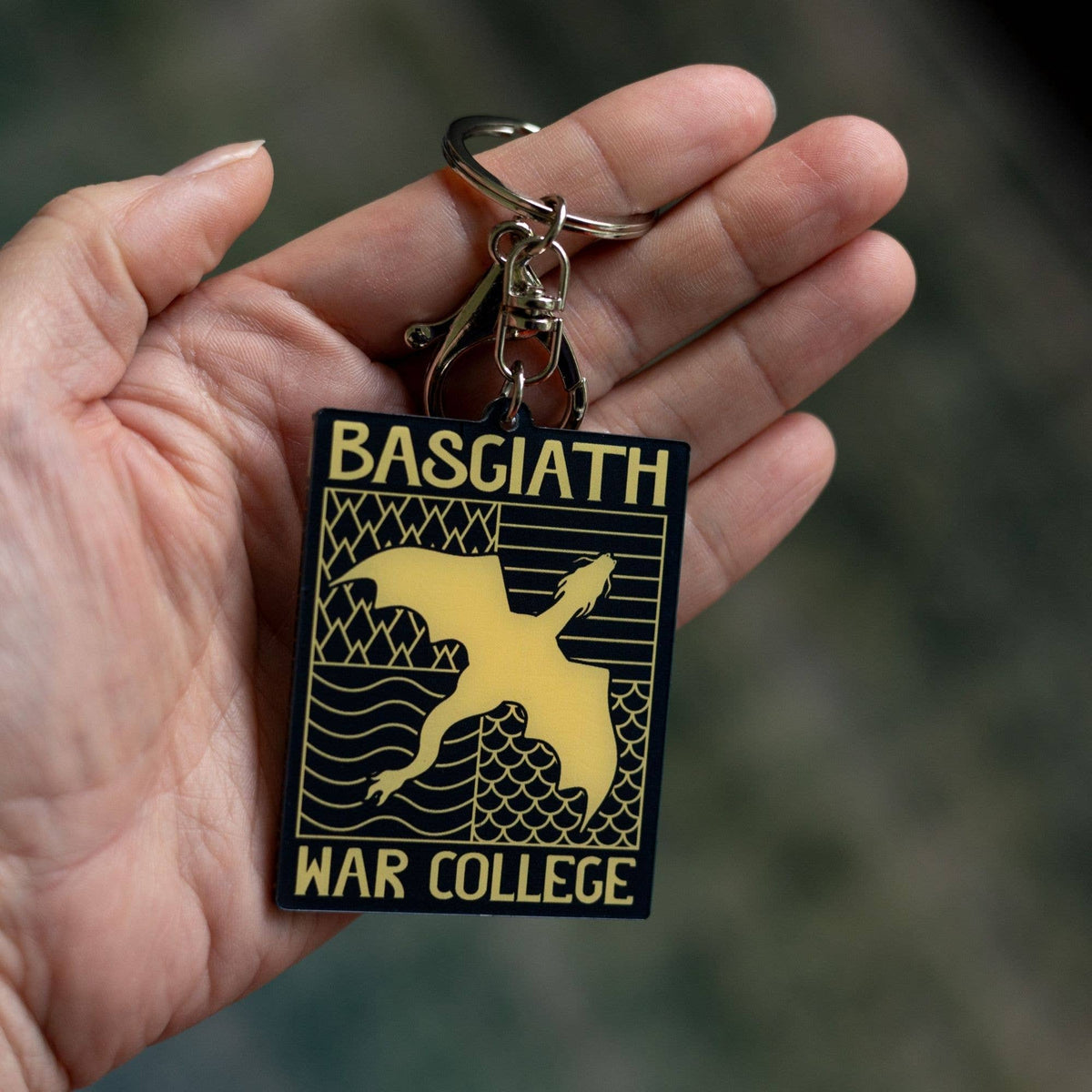 Basgiath War College Emblem Keychain/Bag Charm - Fourth Wing