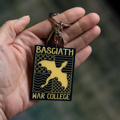 Basgiath War College Emblem Keychain/Bag Charm - Fourth Wing
