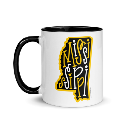 Mississippi (Southern Miss Style) Ceramic Mug - 11 oz