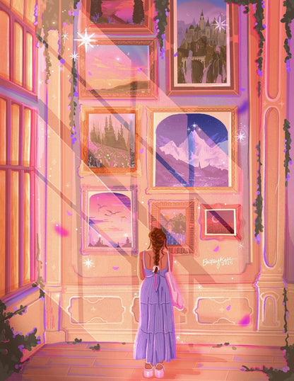 Bookish Art Museum: 5x7 - Brittany Keller Art Print
