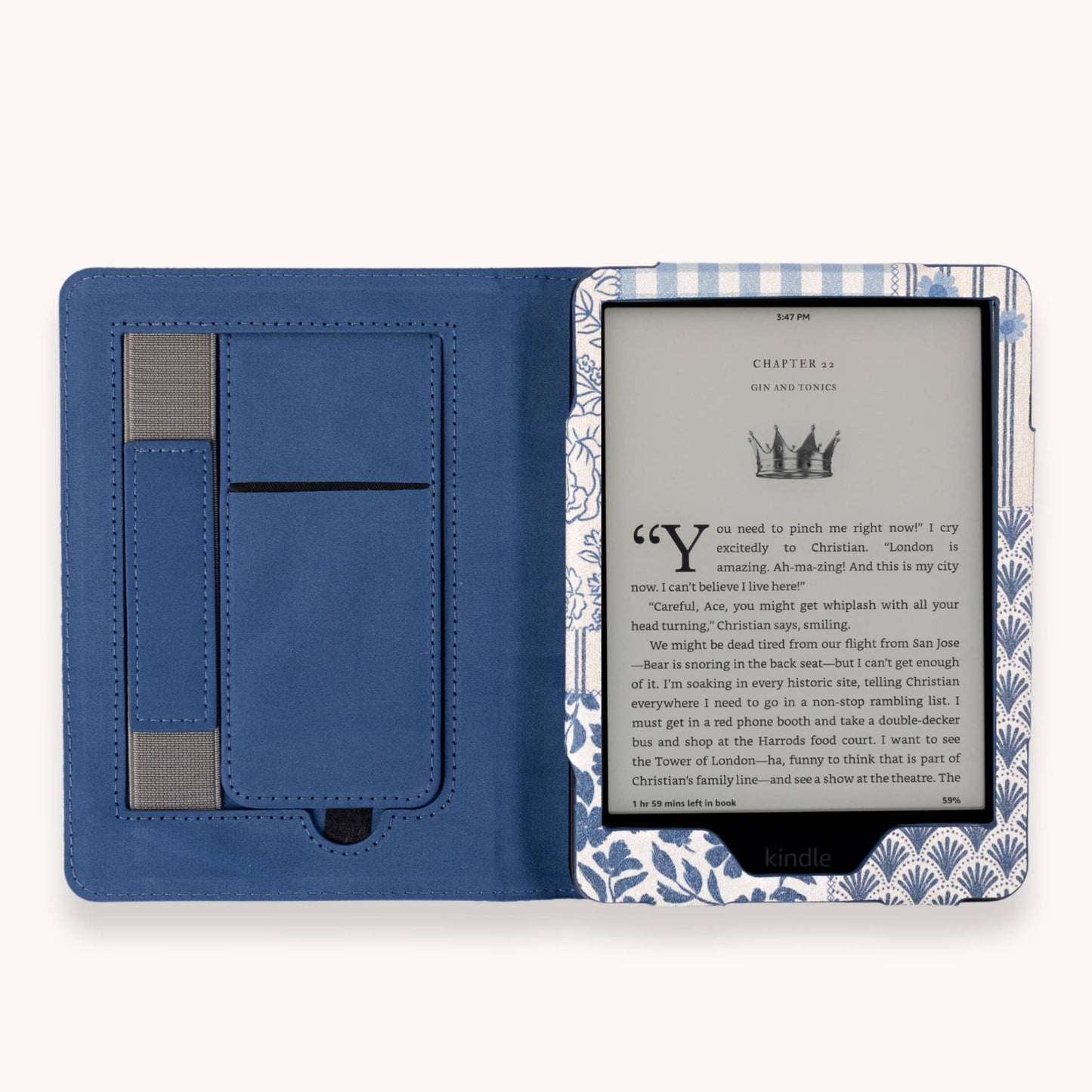 Kindle Paperwhite (11th Generation) Case - Coastal Patchwork