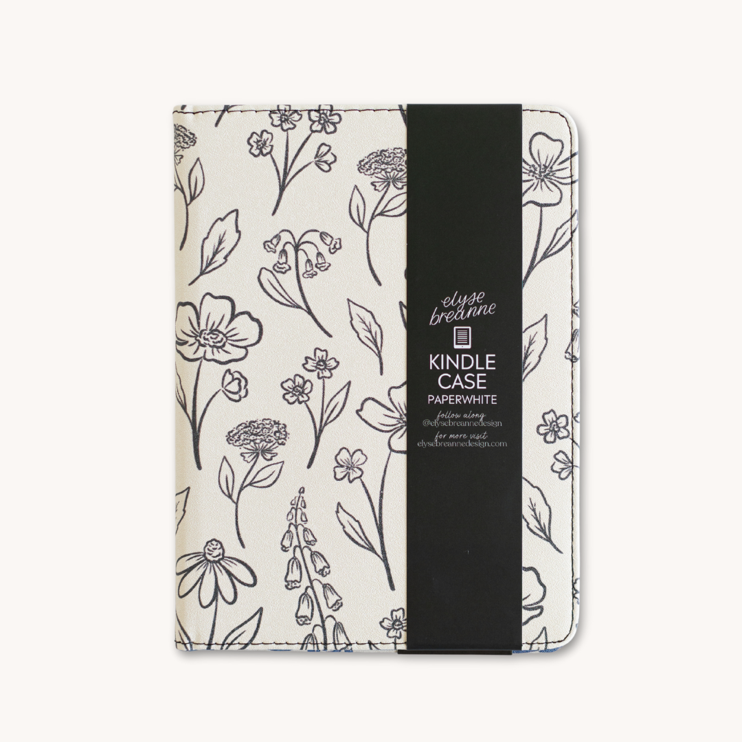 Kindle Case (Kindle Paperwhite - 11th Generation) - Pressed Floral