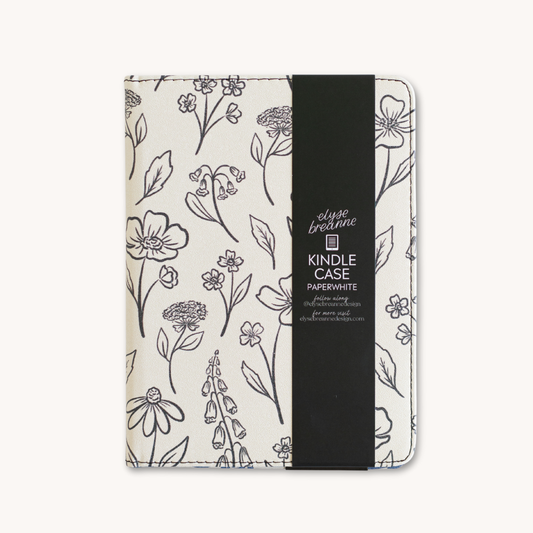 Kindle Case (Kindle Paperwhite - 11th Generation) - Pressed Floral