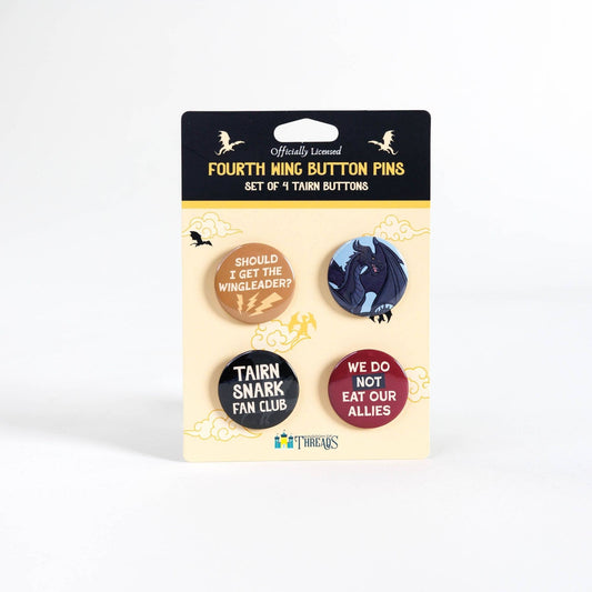 Tairn Fourth Wing Button Pin Set