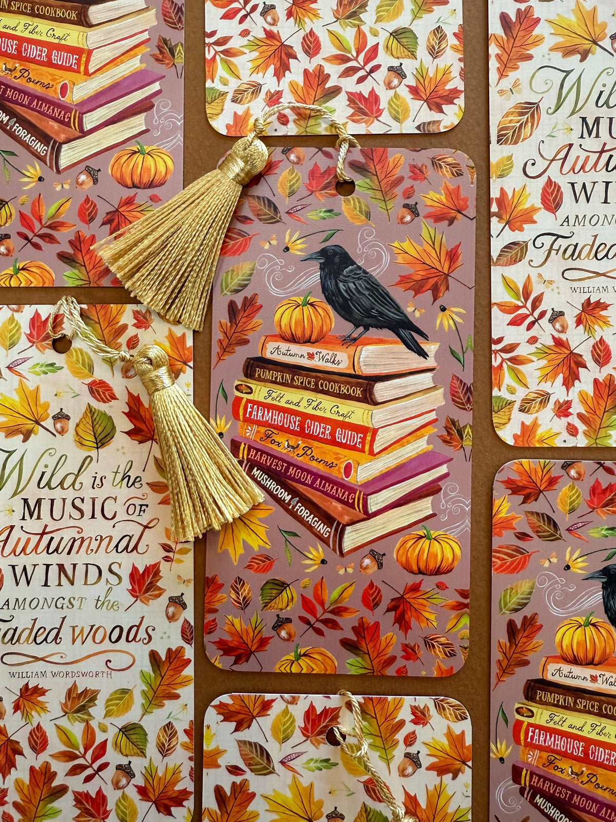 Autumn Delight Bookmark - Katie Daisy
