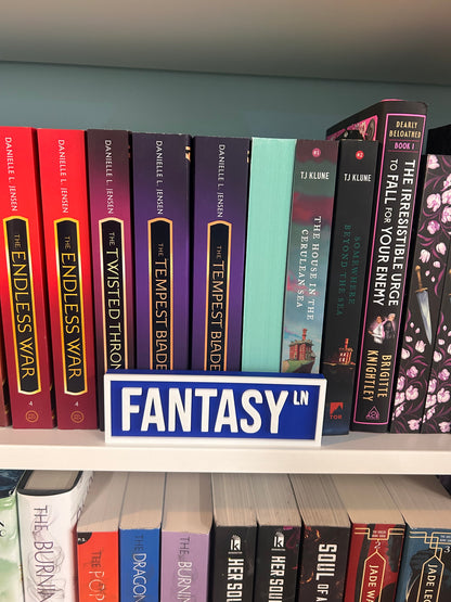 Bookshelf Street Sign