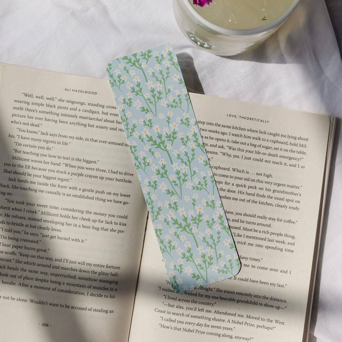 Soft Spring Daisies Bookmark